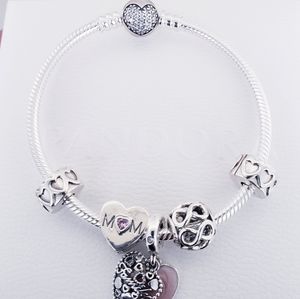 ❤️ 6pc Authentic Pandora MOTHERS BRACELET GIFT 🎁 SET